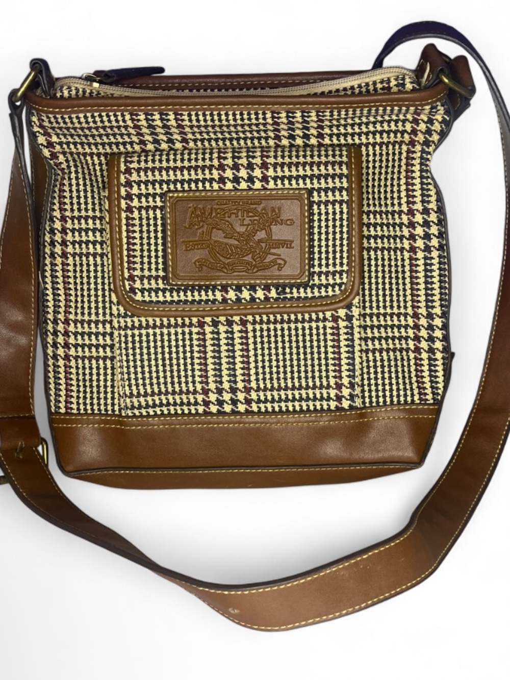 Women’s Crossbody Bag - American Living - Vintage Plaid Purse